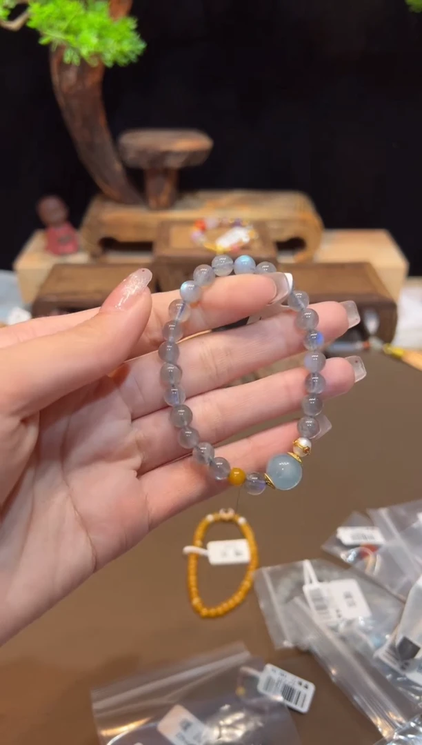 【闪购商品】长石手链未镶嵌手饰@@D2498