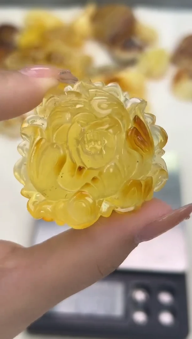 裸石琥珀未镶嵌琥珀蜜蜡吊坠