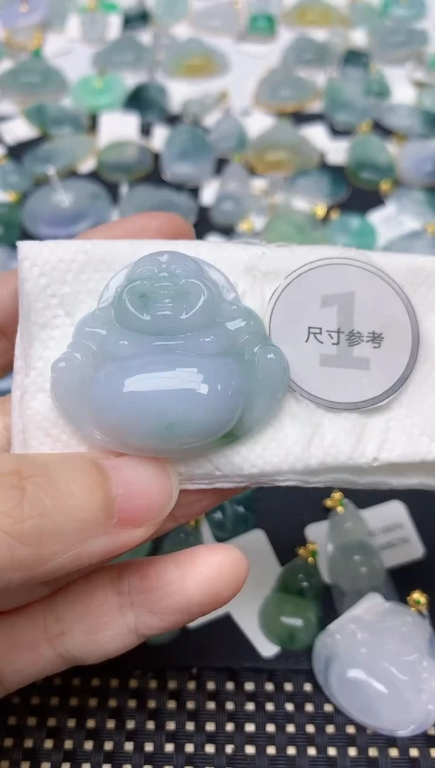 颈饰未镶嵌翡翠天然缅甸A货翡翠
