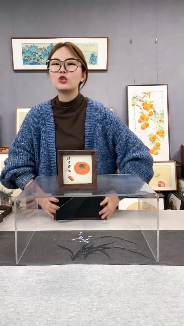 【闪购商品】国画5寸-小摆台作品-好事发生