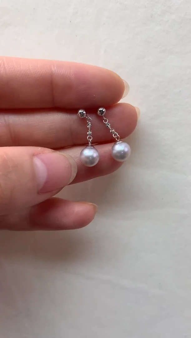 【闪购商品】海水珍珠耳饰18K金镶嵌D421|799