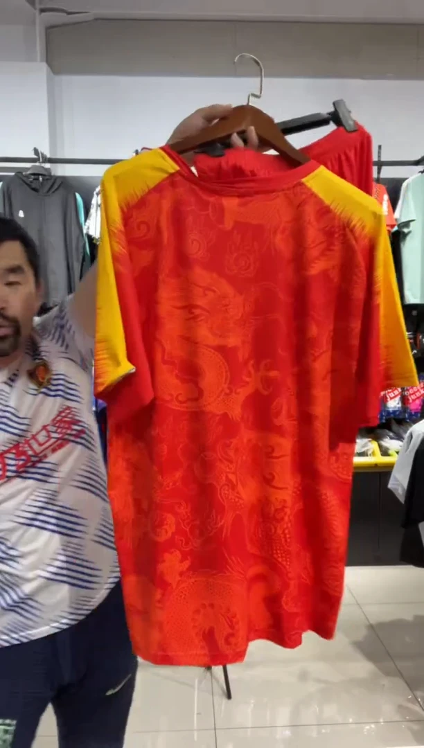 聚酯纤维红色一套4XL
