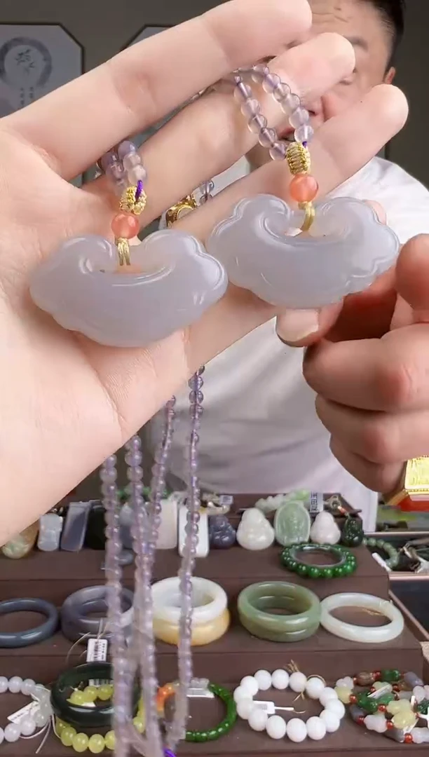 和田玉未镶嵌颈饰多样性发货 拍一单发一个