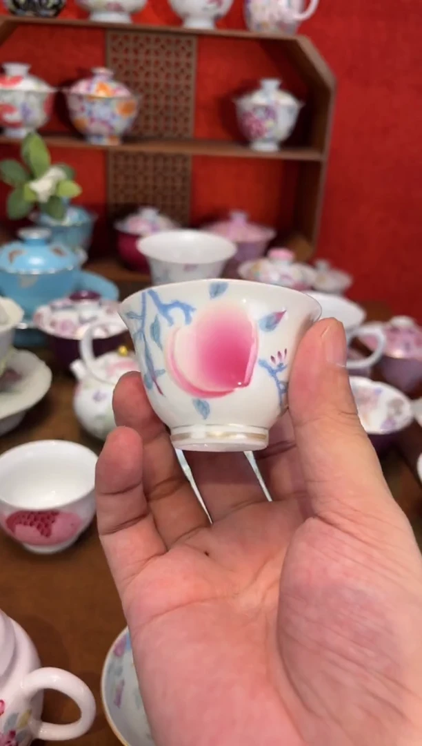 阿*景德镇纯手绘陶瓷茶具