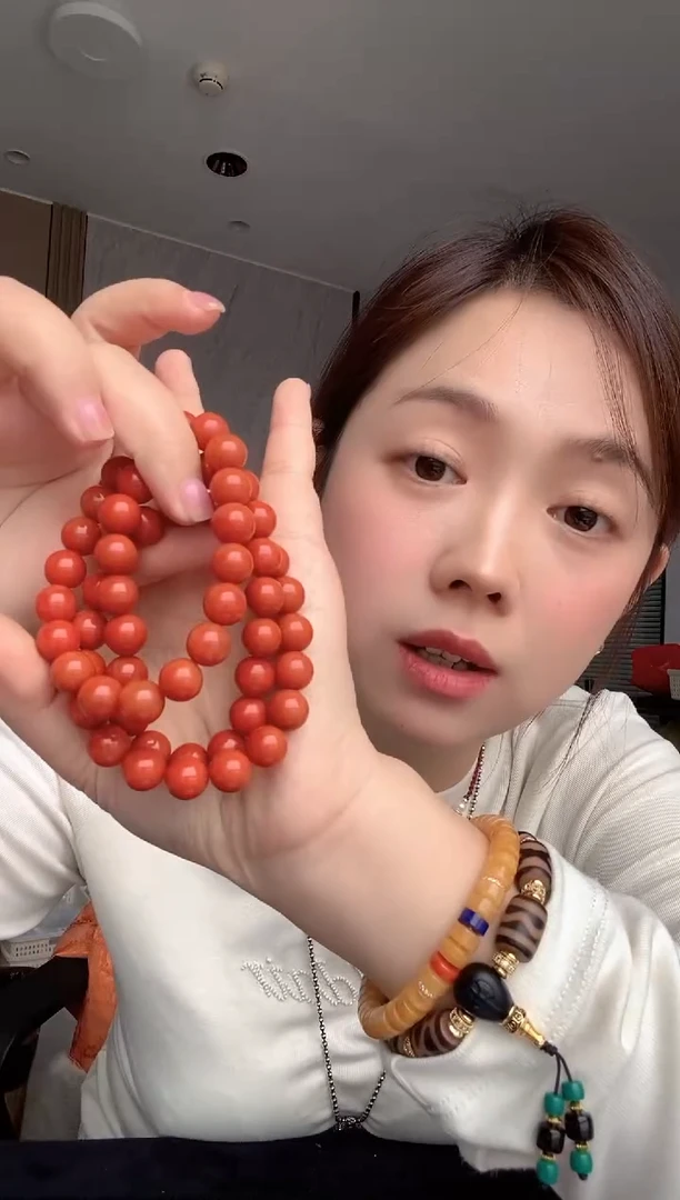 【闪购商品】南红玛瑙手串未镶嵌保山南红3号 多样性发1