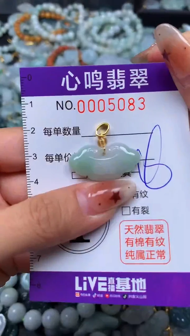 翡翠未镶嵌颈饰闪购005083