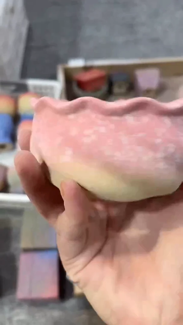 麦饭石粗陶多肉花盆口径9*6