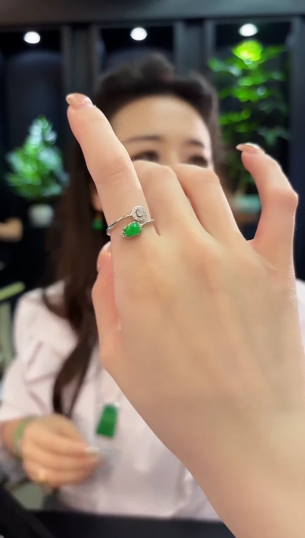 未镶嵌戒指翡翠 缅料A货/支持复检/一件