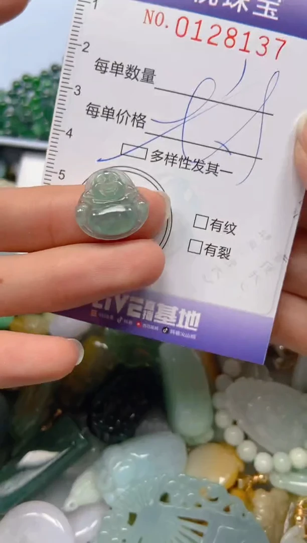 【闪购商品】翡翠颈饰未镶嵌闪购0128137多样性发其一