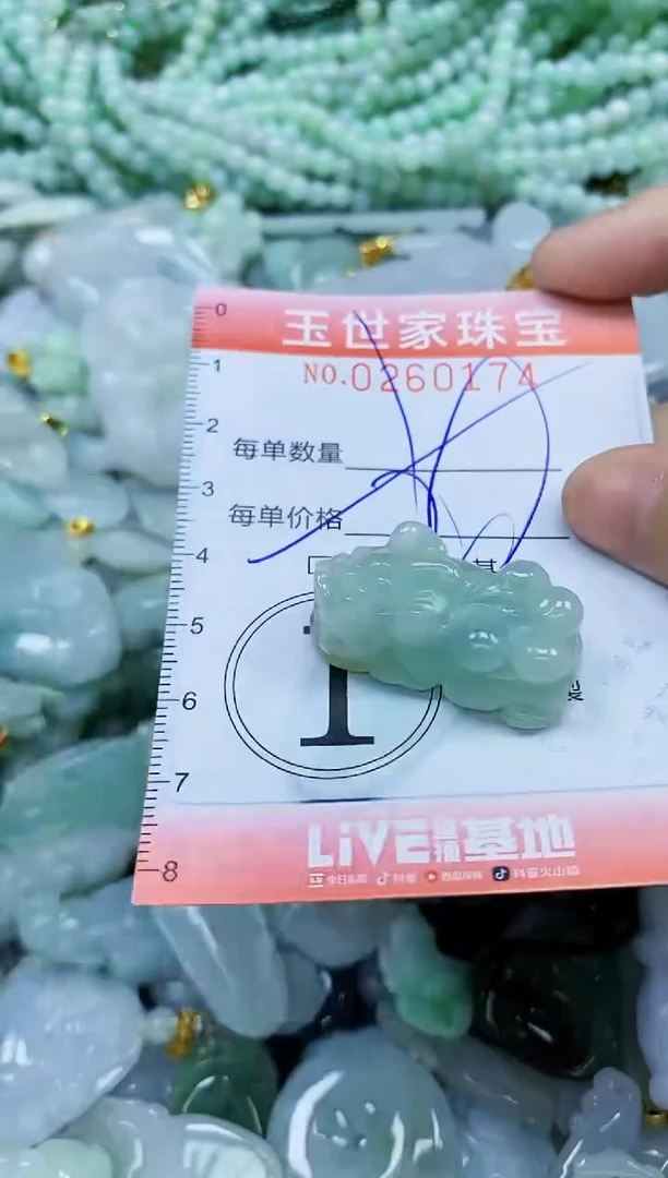 翡翠未镶嵌颈饰闪购0260174多样性发其一