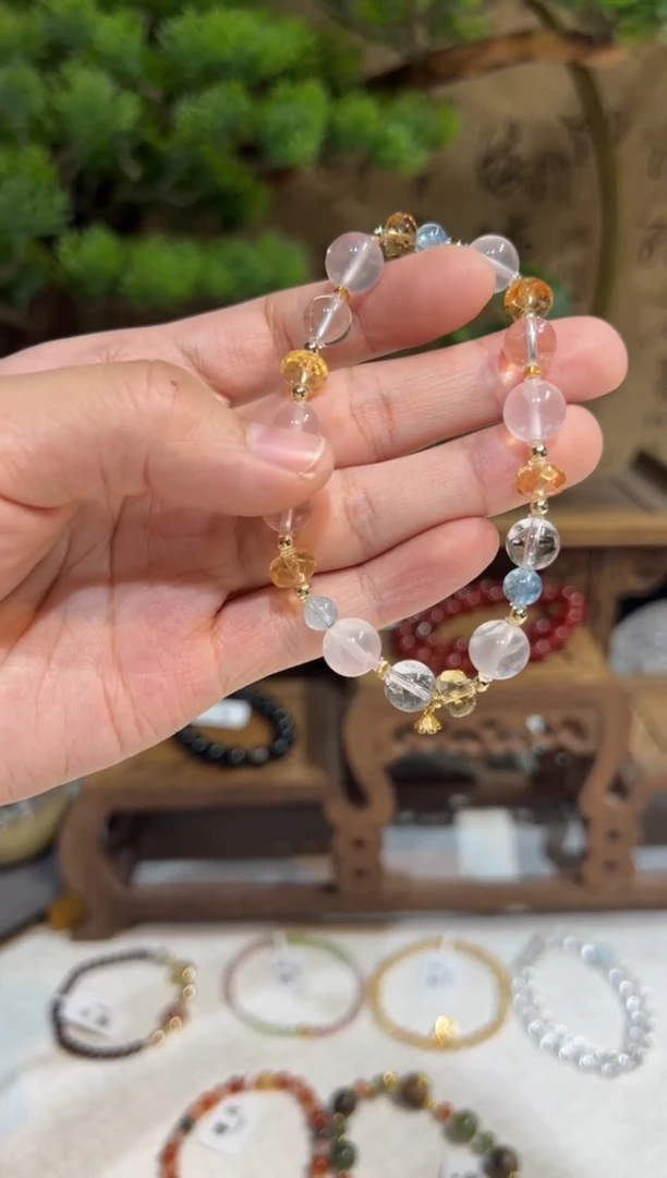 未镶嵌手链水晶手饰@@