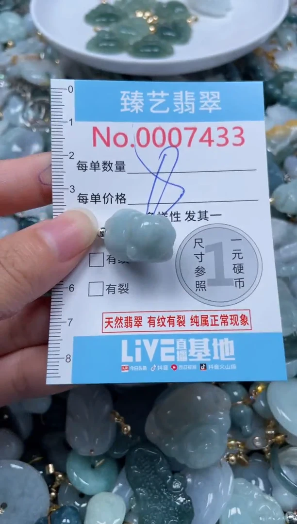 颈饰未镶嵌翡翠7433