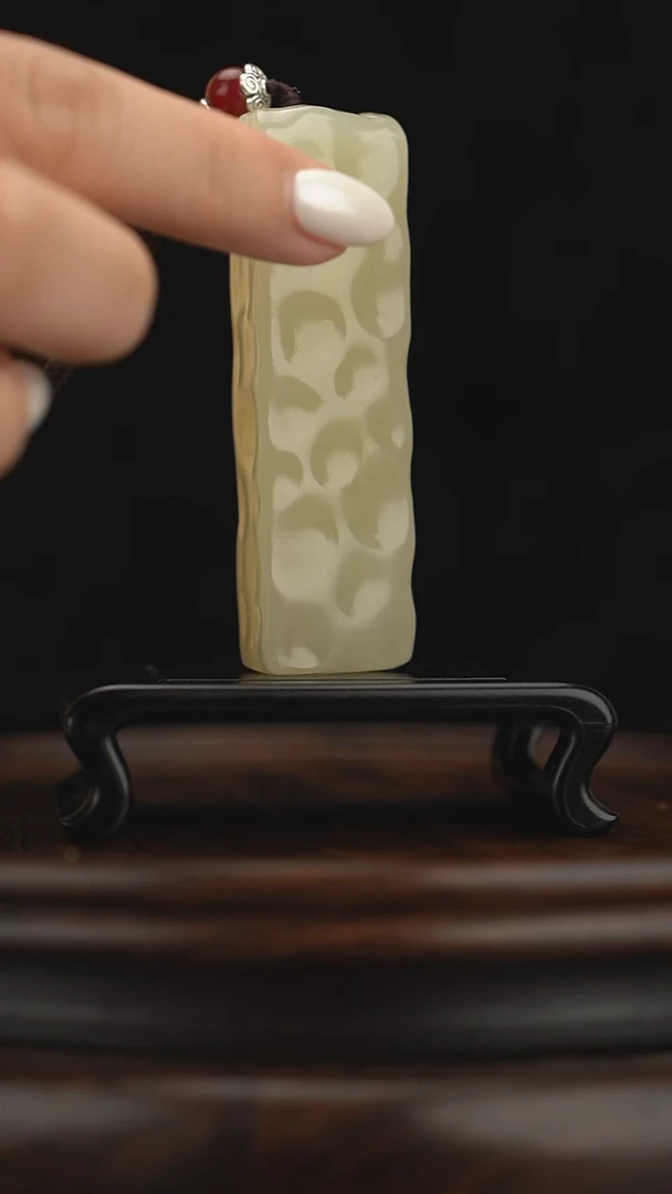 玉【奶酪】天然玉石手把件