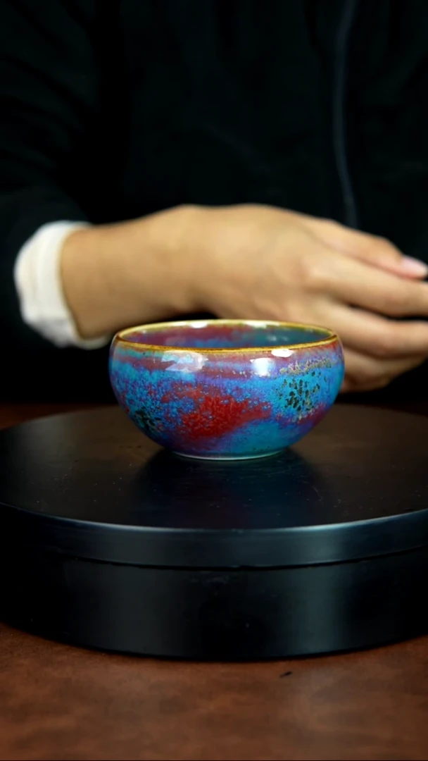 113号/禹州神垕特产】原矿原产地钧瓷茶具