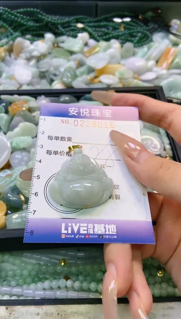 翡翠未镶嵌颈饰闪购0228016