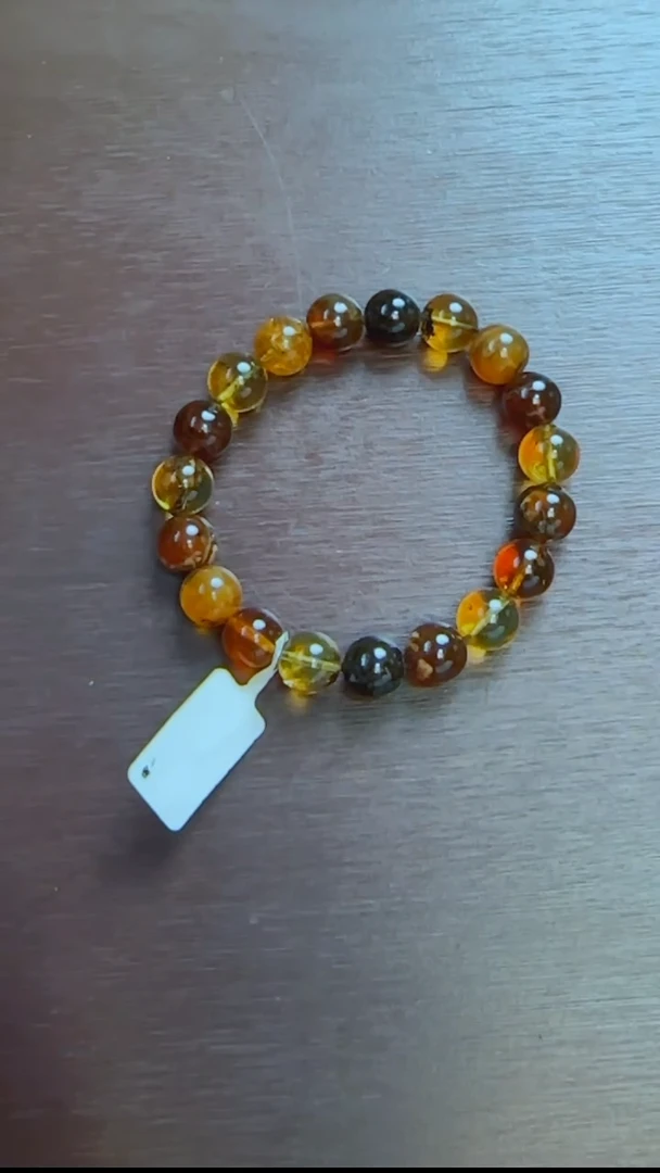 手链琥珀未镶嵌多宝手串10mm