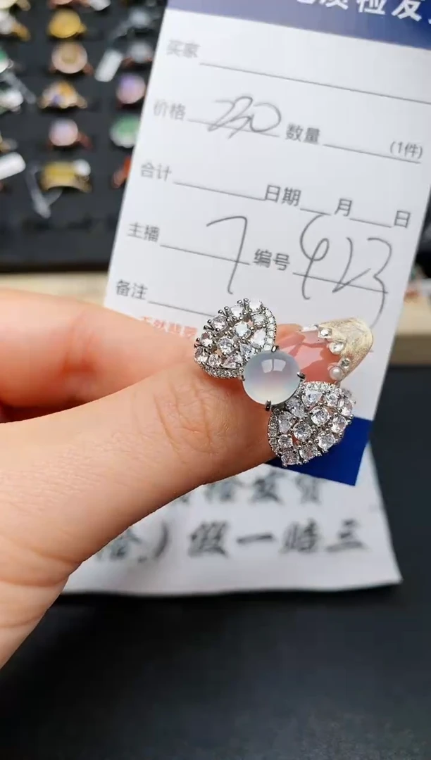 【闪购商品】翡翠戒指银S925镶嵌...........