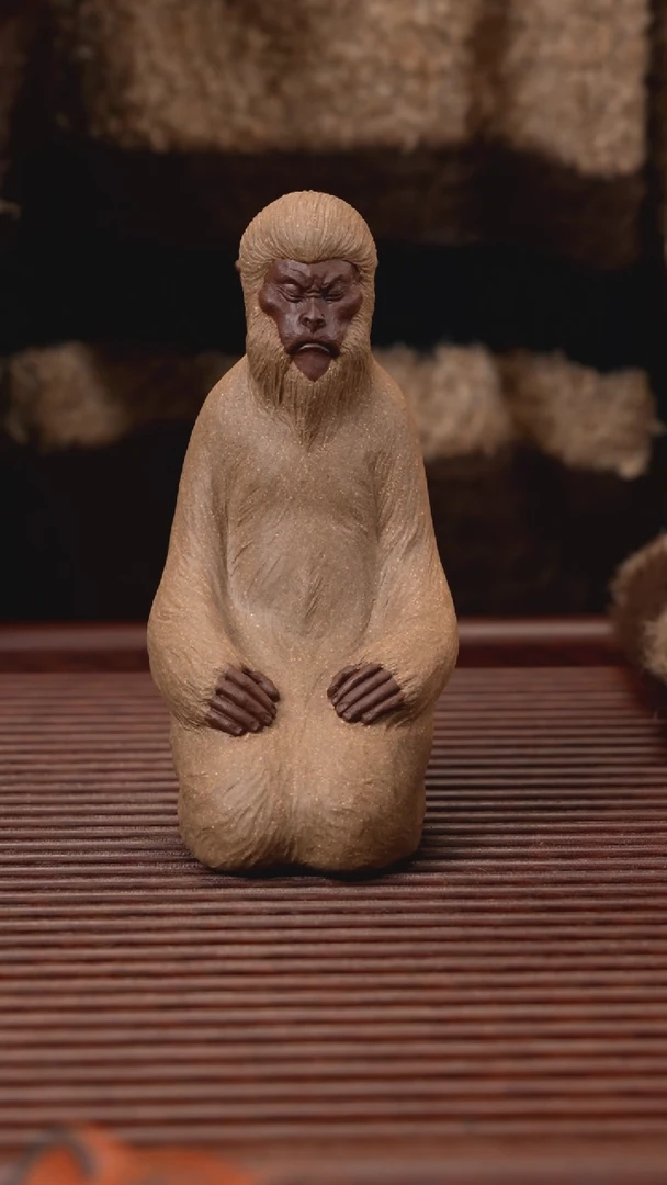 【闪购商品】紫砂茶宠紫砂老猴