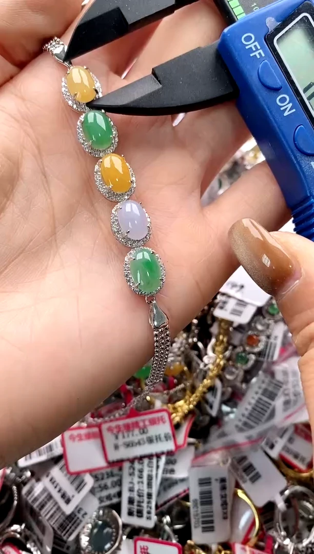 【闪购商品】翡翠戒指银S925镶嵌88888---10