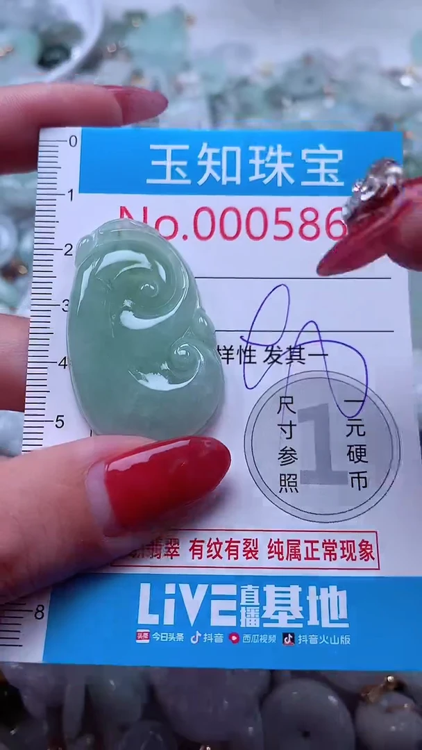吊坠(不含链)未镶嵌翡翠5869