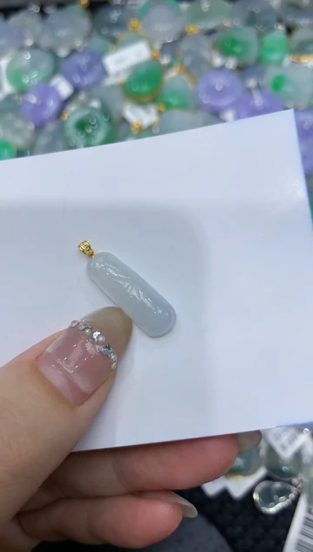 【闪购商品】翡翠颈饰18K金镶嵌222222222