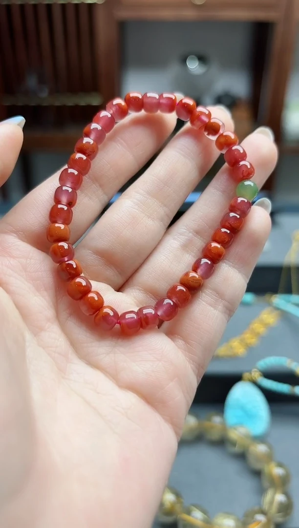 【闪购商品】南红玛瑙手串未镶嵌南红手串*1 DN
