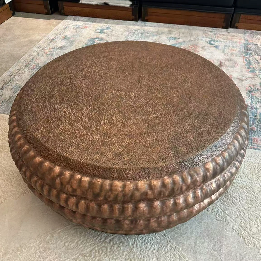 PACIFICGREEN手工打造紫铜大圆桌（直径110高度45）圆形家用客厅