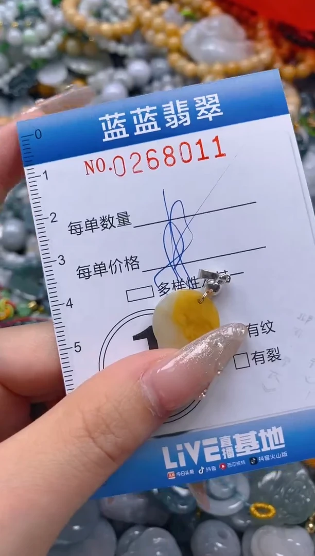 翡翠未镶嵌颈饰闪购0268011