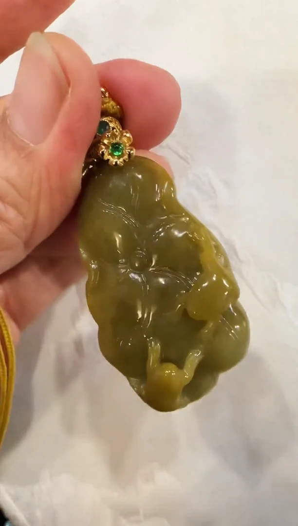 颈饰未镶嵌翡翠国风