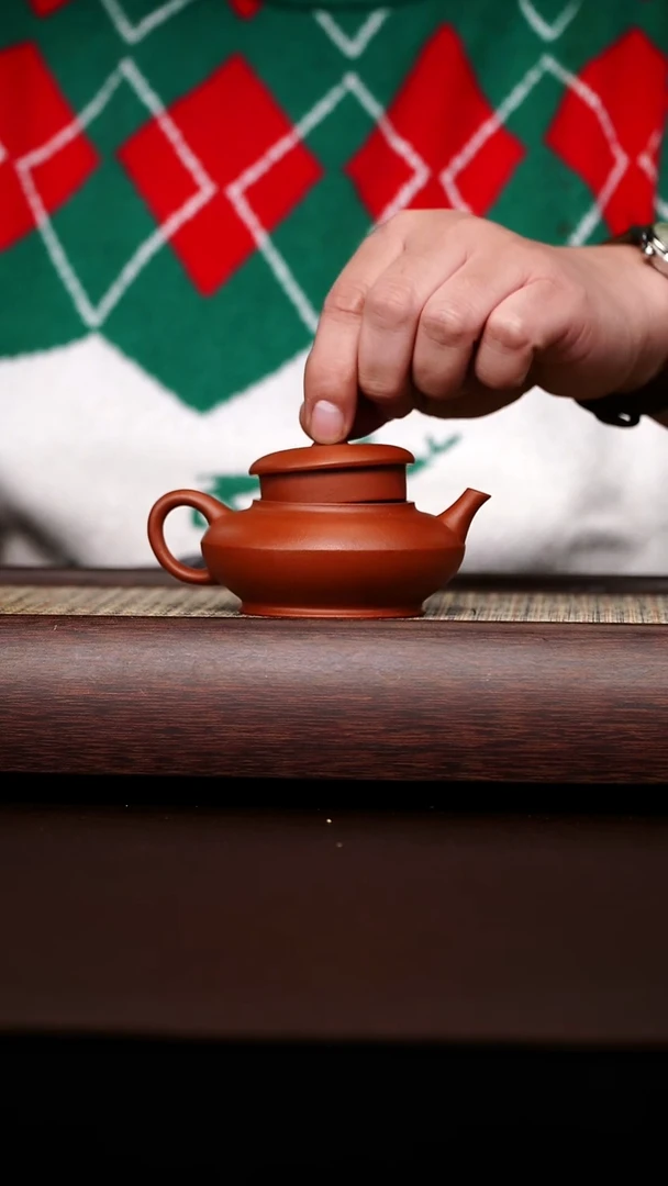 原矿手工朱泥合欢