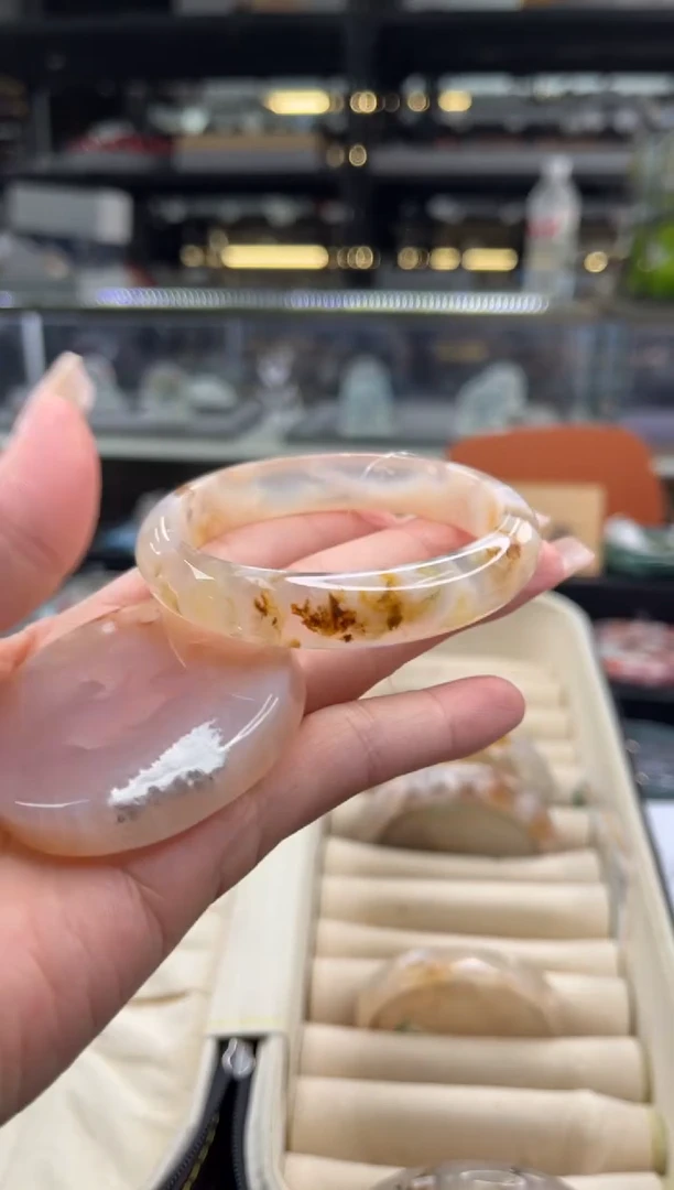 未镶嵌手镯石英质玉55圈口 （赠品镯心）3358957