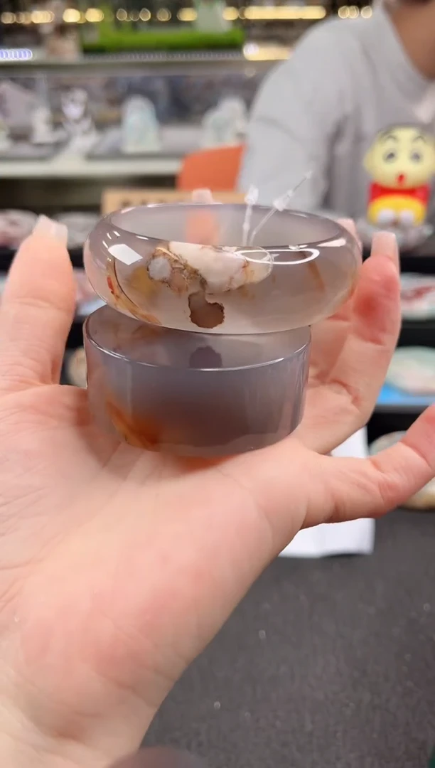 未镶嵌手镯石英质玉60圈口（赠品镯心）S909130