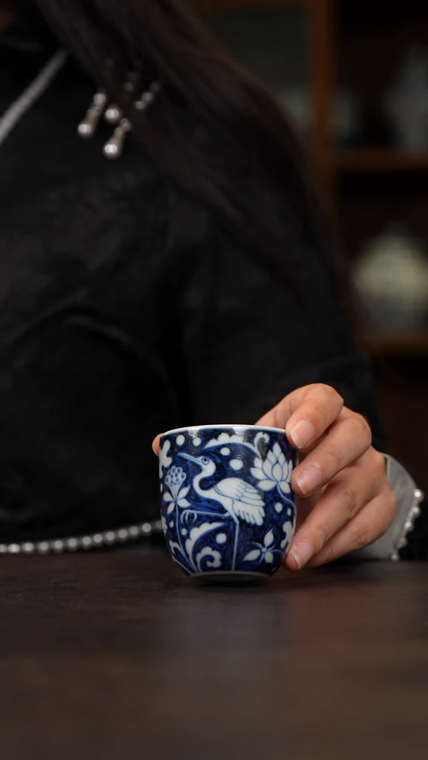 素月明河 青花一路连科手雷杯
