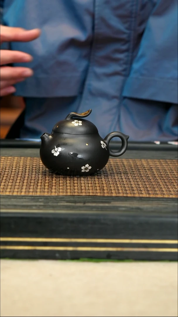 【闪购商品】紫砂茶壶39文旦 黑料