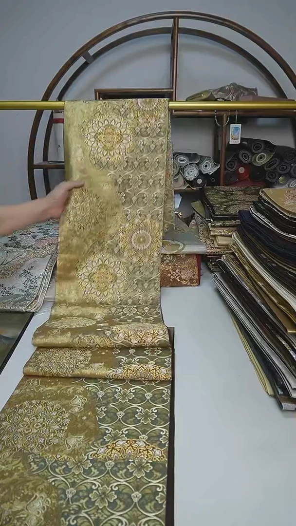 织绣73西阵织六通宝相花