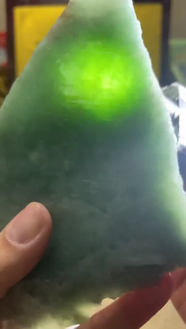 未镶嵌挂件翡翠A货常星6776