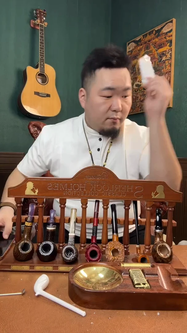 石楠木木雕款意大利进口石楠木烟斗