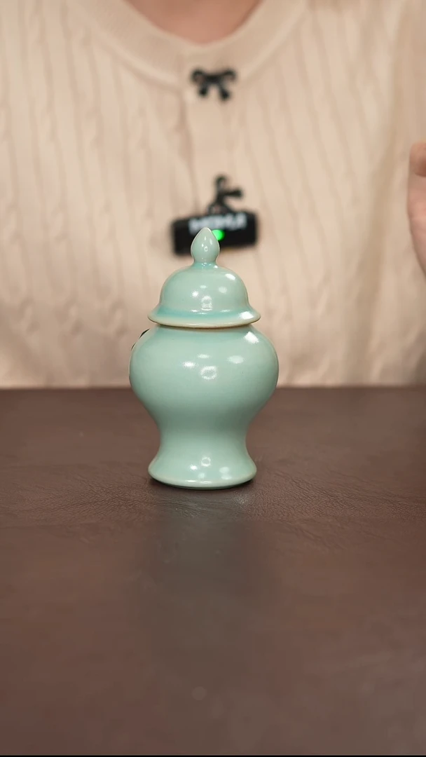 摆件瓷原矿原釉汝宋汝瓷微瑕