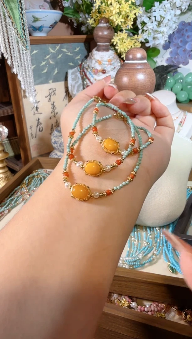 手链蜜蜡合金218