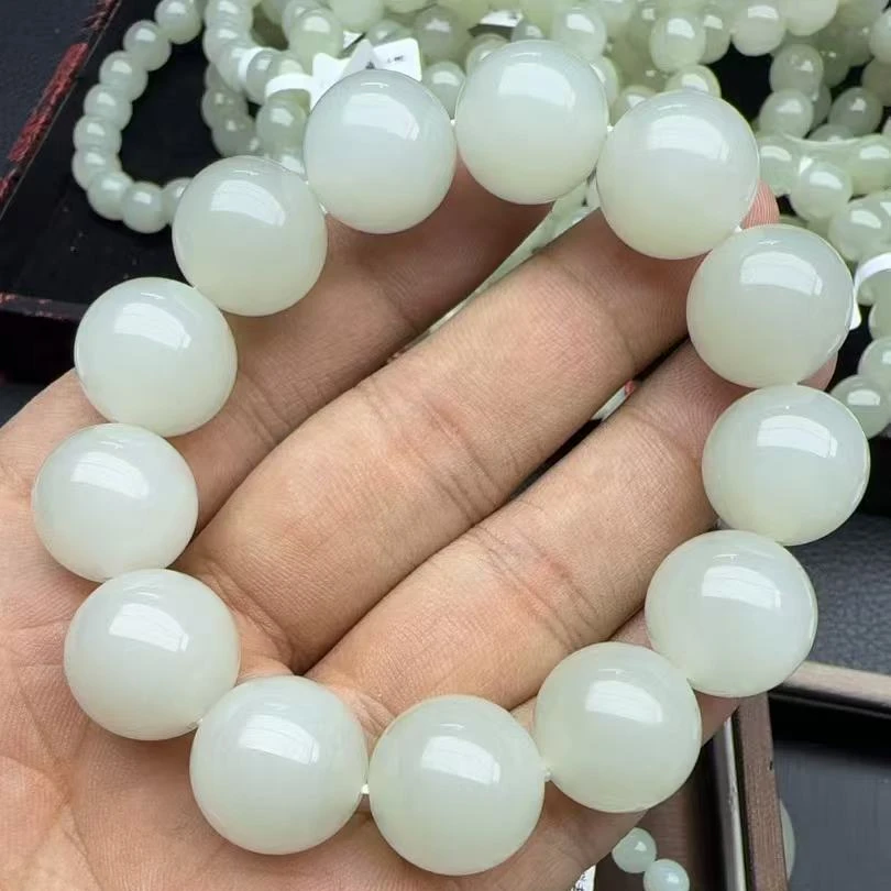 新疆和田玉且末金山钢板料卡16mm 多样性发一