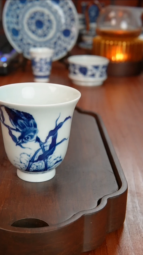 【闪购商品】景德镇镹曰陶手工手绘柴窑茶具