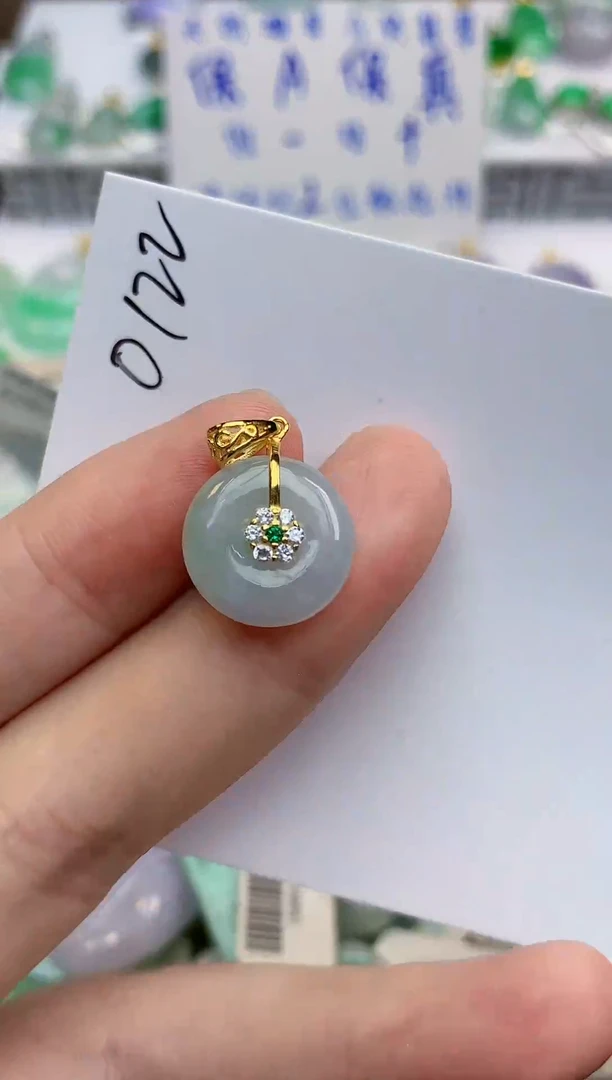 颈饰未镶嵌翡翠天然缅甸a货翡翠