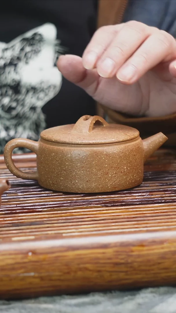 茶壶紫砂五彩段泥粗砂薄胎汉瓦