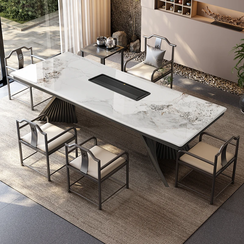 【定制链接】轻奢茶桌全自动烧水一体办公室泡茶台现代