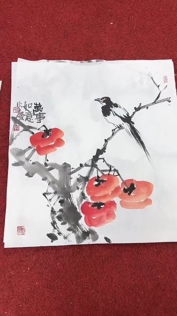 国画李火庆/国画/花鸟