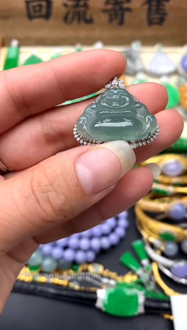 【闪购商品】翡翠颈饰18K金镶嵌183-中国好珍宝