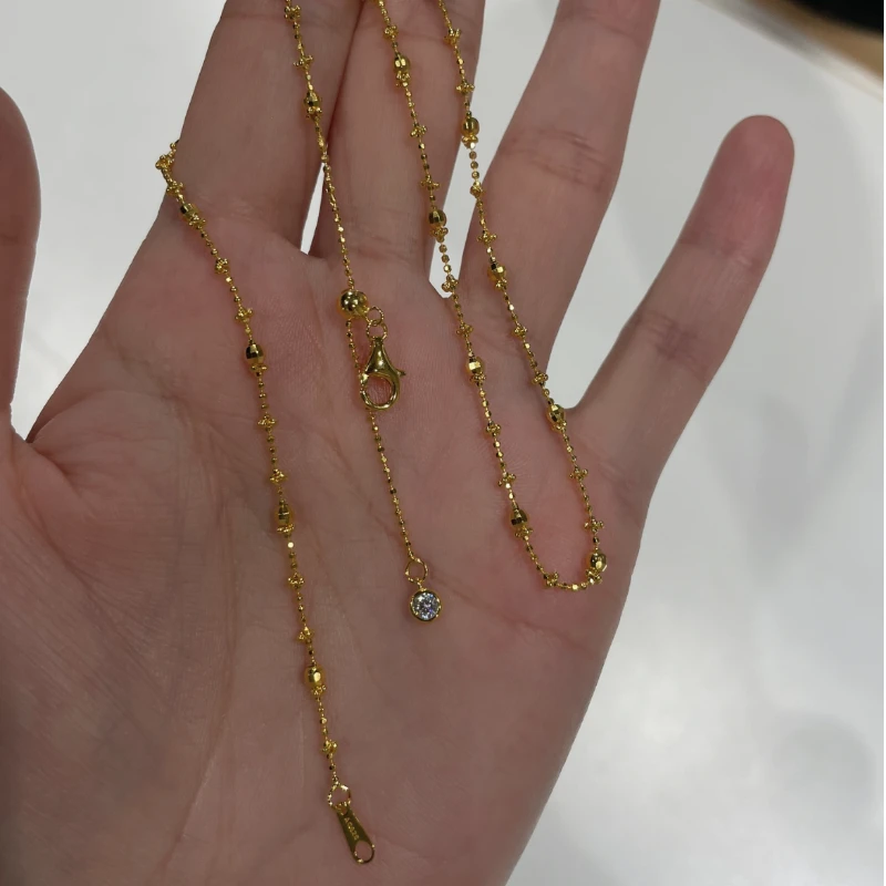 坠链均925银 高定精致细闪烟花单链