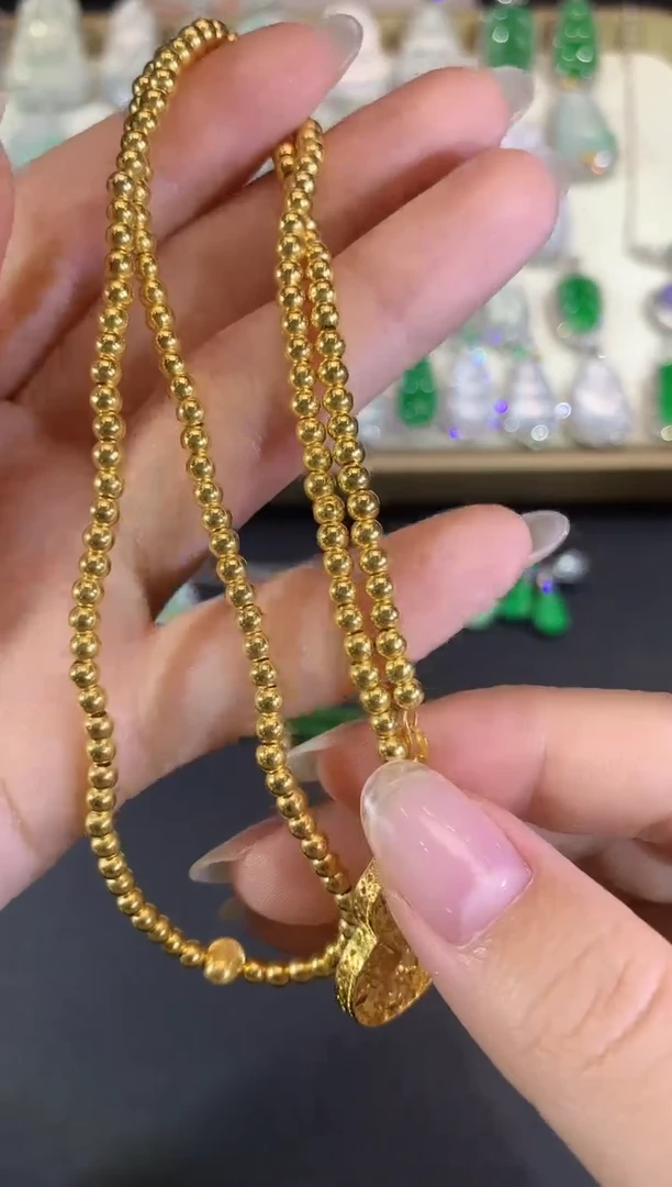 颈饰18K金12-金链（多样性发货一件【不含吊坠