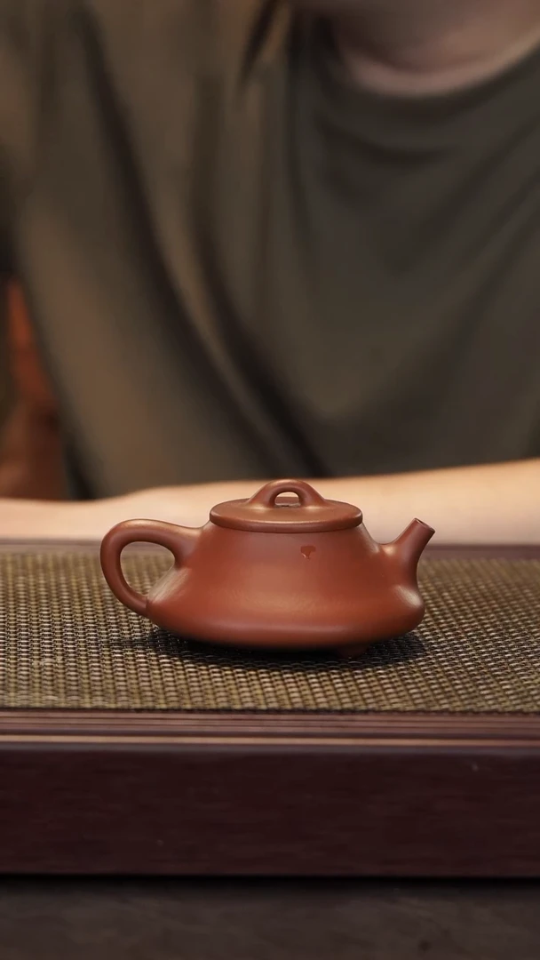 茶壶紫砂【润石堂】全手工·精品 朱泥 170cc