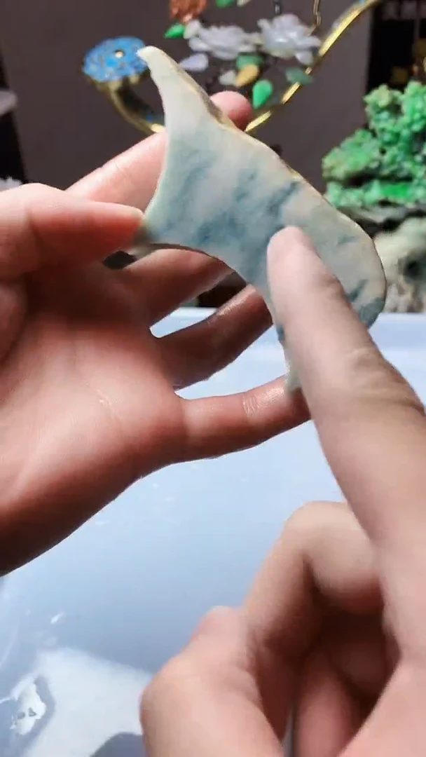 翡翠未镶嵌颈饰天然A货翡翠